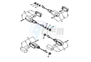 YBR 125 drawing FLASHER LIGHT