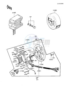 KE 100 B [KE100] (B9-F10) [KE100] drawing GENERATOR