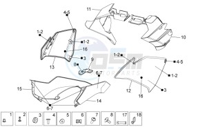 Tuono 1000 v4 R APRC ABS drawing Front body II