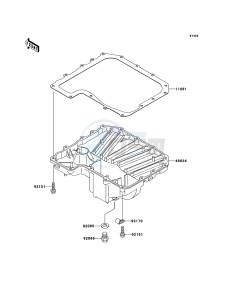 Z1000 ZR1000-A3H FR GB XX (EU ME A(FRICA) drawing Oil Pan