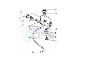 PX 125 drawing Oil tank