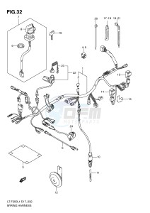 LT-F250 (E17) drawing WIRING HARNESS (LT-F250L1 E17)