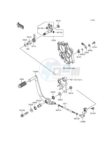 VULCAN S ABS EN650BGF XX (EU ME A(FRICA) drawing Gear Change Mechanism