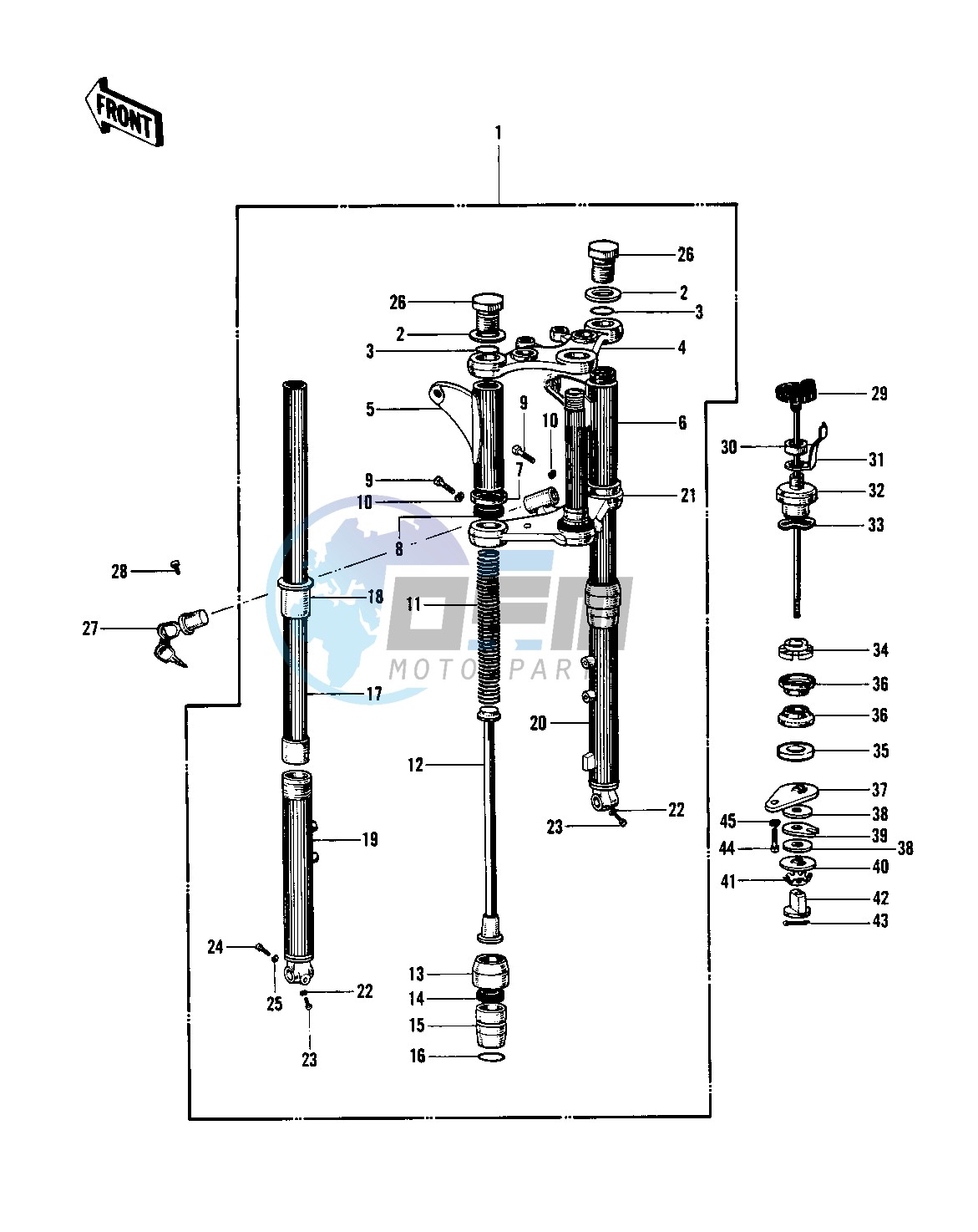 FRONT FORK -- H1_A_C- -