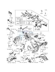 NINJA 300 EX300AEF XX (EU ME A(FRICA) drawing Chassis Electrical Equipment