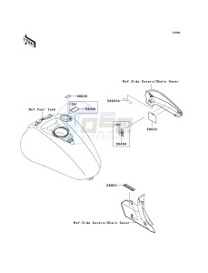 VN 2000 H [VULCAN 2000 CLASSIC] (8F-9F) 0H9F drawing LABELS