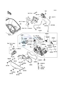 KVF750 4x4 KVF750LCS EU GB drawing Throttle