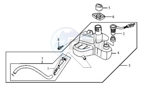 JET EURO X 50 25KMH drawing OIL TANK