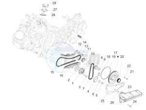 Medley 125 4T ie ABS E4 (EMEA) drawing Oil pump