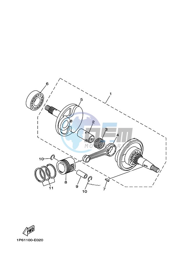 CRANKSHAFT & PISTON