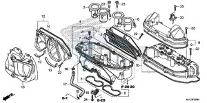 CBR600RAD CBR600RR ABS UK - (E) drawing AIR CLEANER