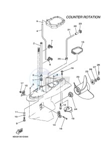 LZ300TXR drawing LOWER-CASING-x-DRIVE-4