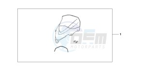 CBR125RS drawing WINDSCREEN