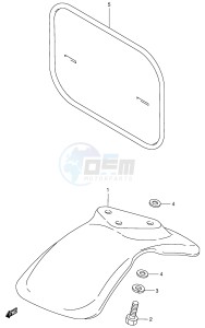 JR50 (P3-P28) drawing FRONT FENDER