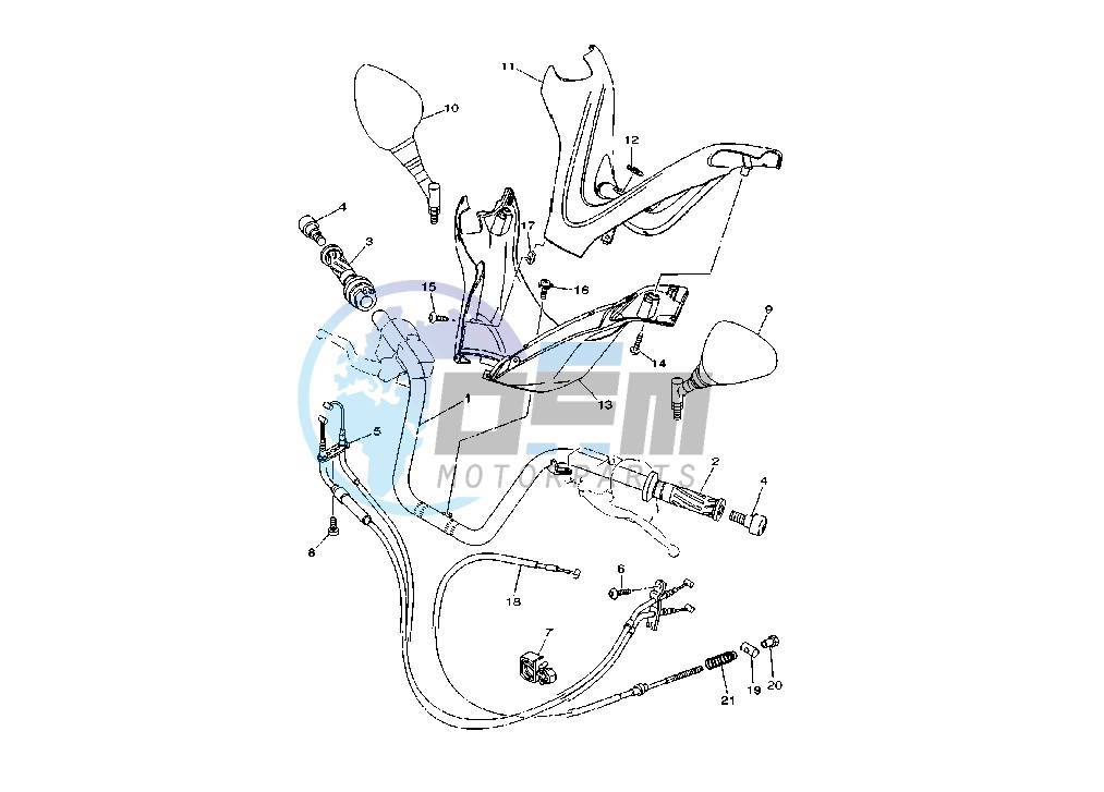 STEERING HANDLE- CABLE