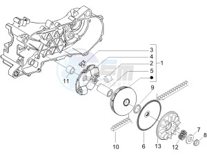 Stalker 50 drawing Driving pulley