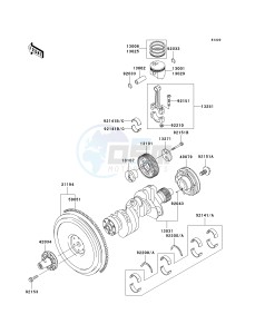 KAF 950 F [MULE 4010 DIESEL 4X4] (F9F-FAF) FAF drawing CRANKSHAFT_PISTON-- S- -