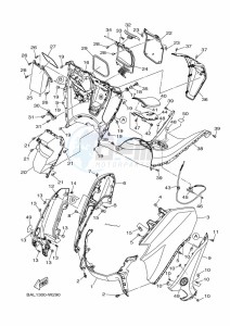 CZD300P-AB XMAX 300 POLICE (BGS4) drawing ELECTRICAL 2