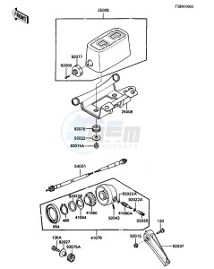 KDX 250 B [KDX250] (B3-B4) [KDX250] drawing OPTIONAL PARTS