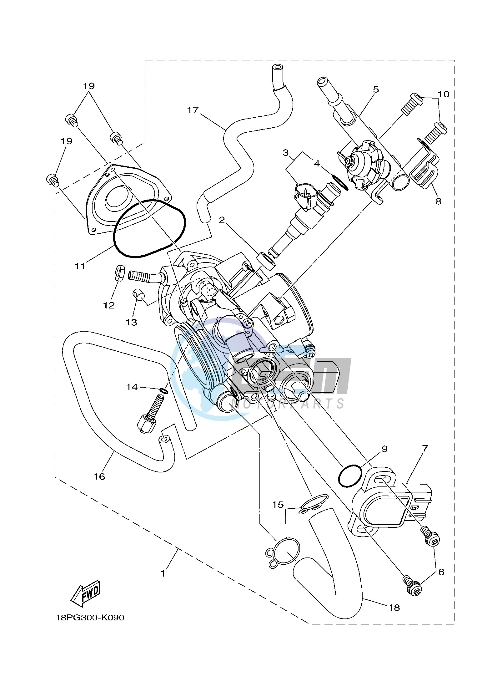 THROTTLE BODY ASSY 1