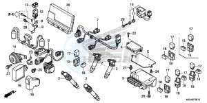 VFR1200XLE CrossTourer 2ED drawing SUB HARNESS