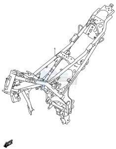 GSX-R125 drawing FRAME