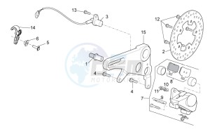 TUONO 1100 V4 RR E4 ABS (NAFTA) drawing Rear brake caliper