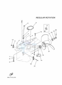 F225BETX drawing PROPELLER-HOUSING-AND-TRANSMISSION-2