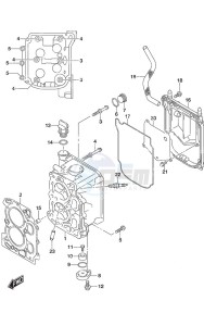 DF 9.9A drawing Cylinder Head