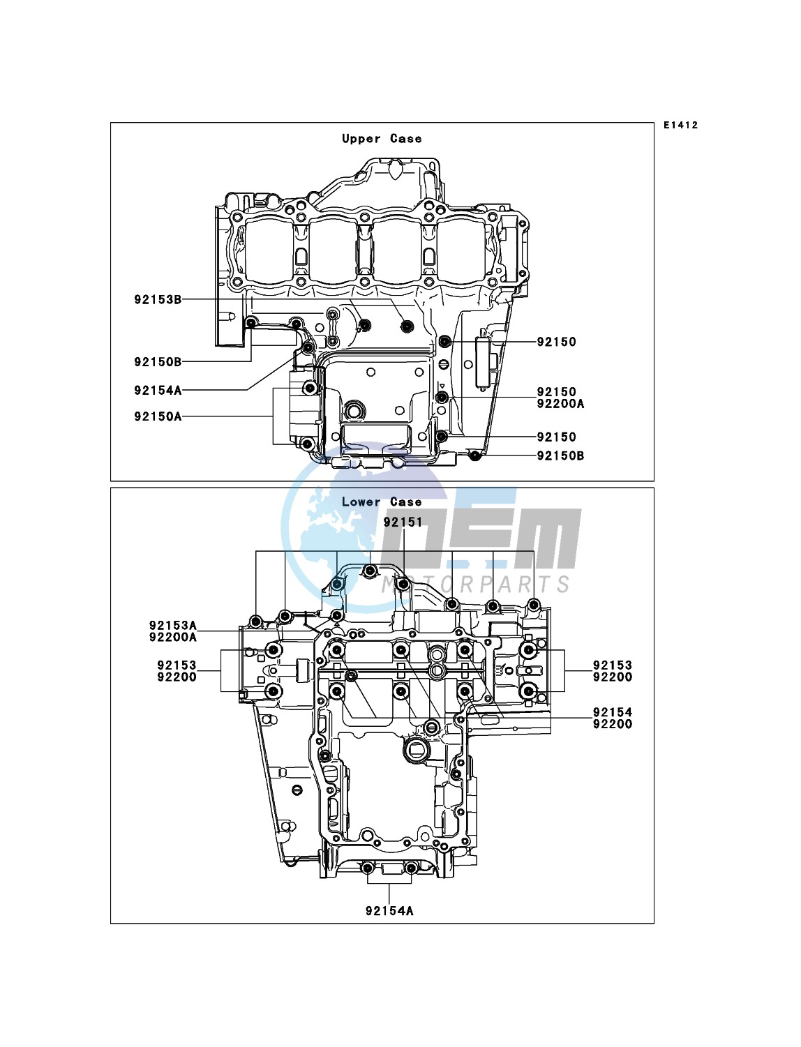 Crankcase Bolt Pattern