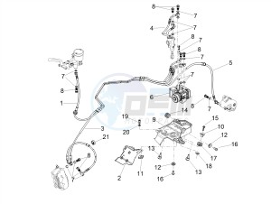 RSV4 1000 RACING FACTORY E4 ABS (NAFTA) drawing ABS Brake system