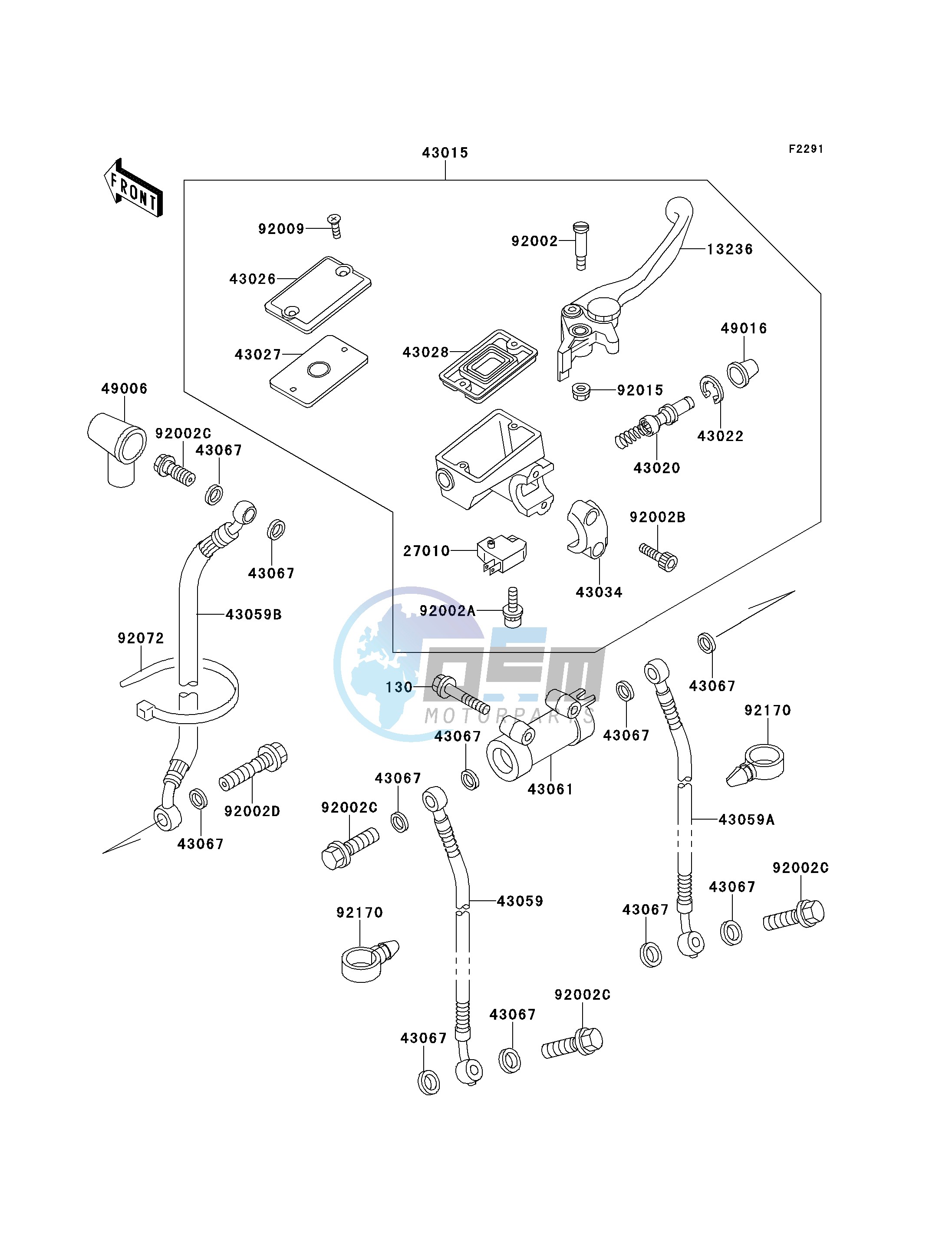 FRONT MASTER CYLINDER