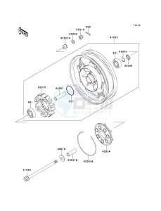 VN 1500 G [VULCAN 1500 NOMAD] (G1-G3) [VULCAN 1500 NOMAD] drawing REAR WHEEL_CHAIN