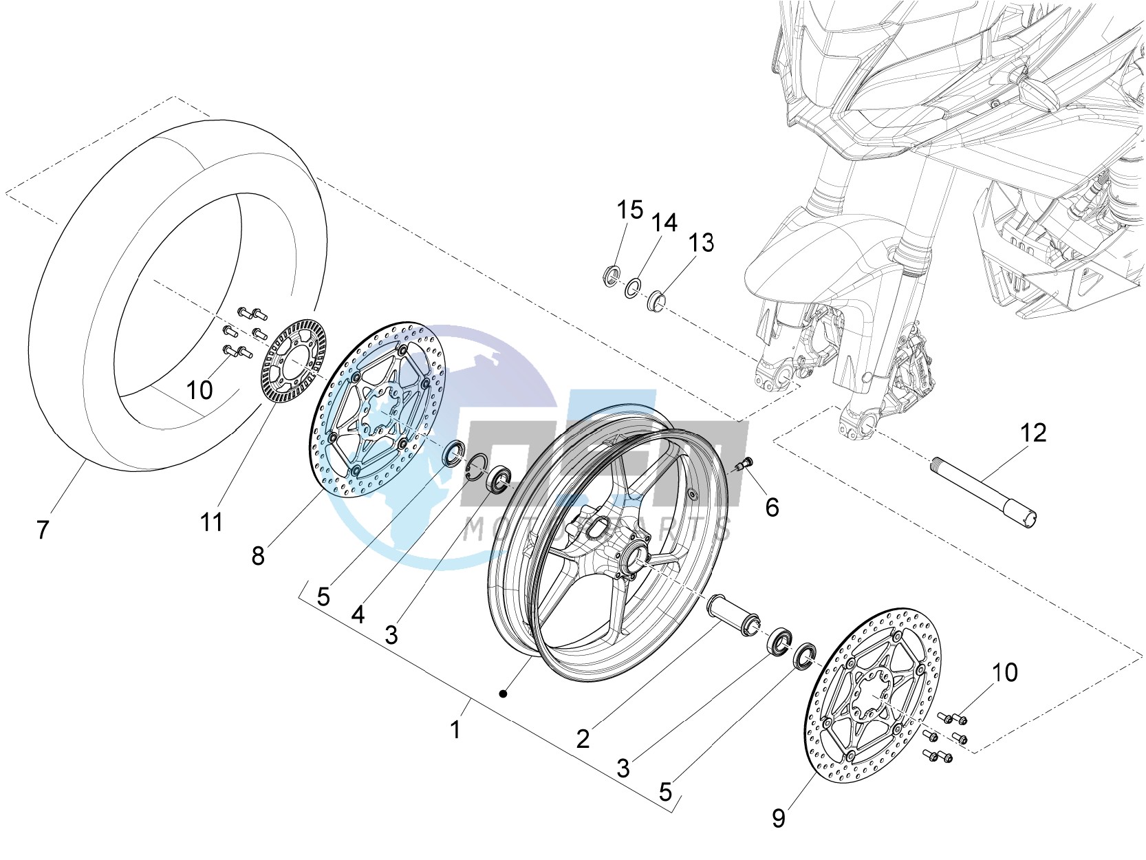 Front wheel