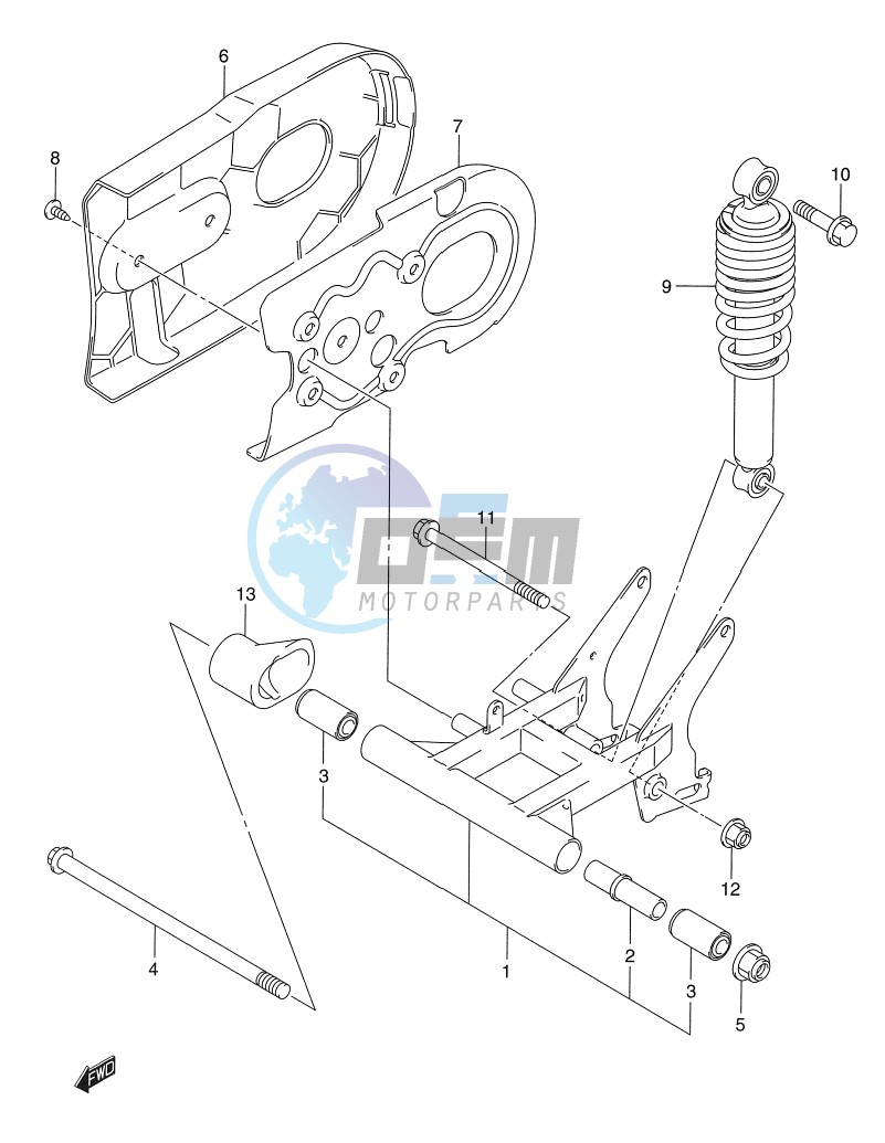 REAR SWINGINGARM