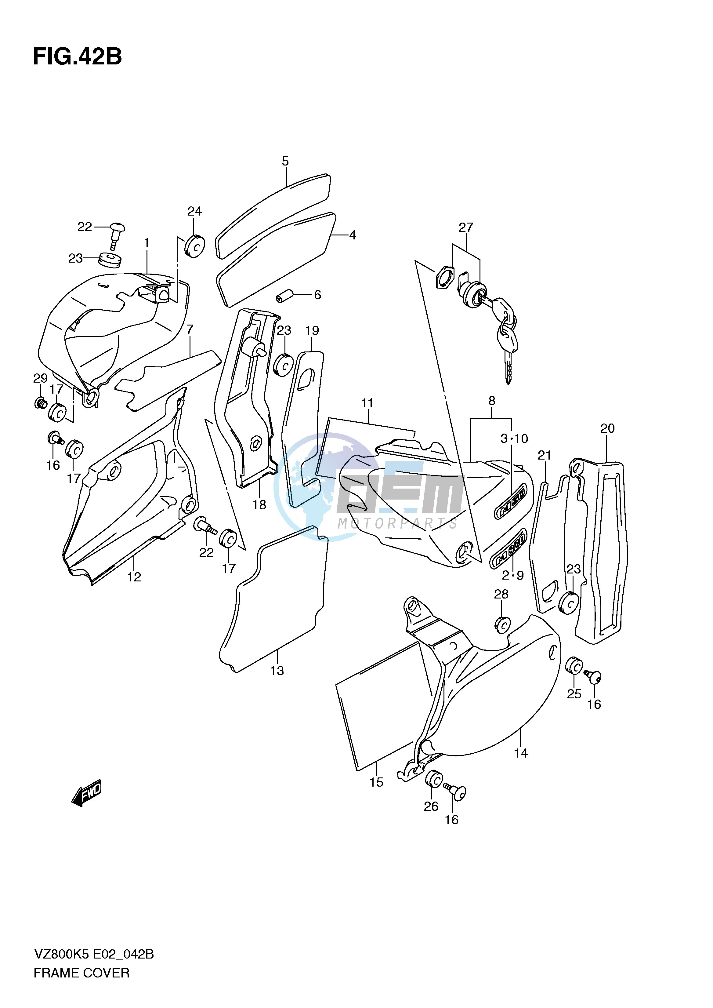 FRAME COVER (MODEL K9)