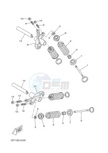 YZF-R125 R125 (5D78 5D78 5D78 5D78) drawing VALVE