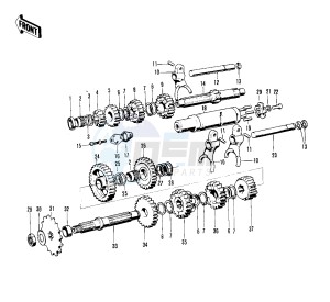 F81 M drawing TRANSMISSION_CHANGE DRUM -- 71 F81M- -