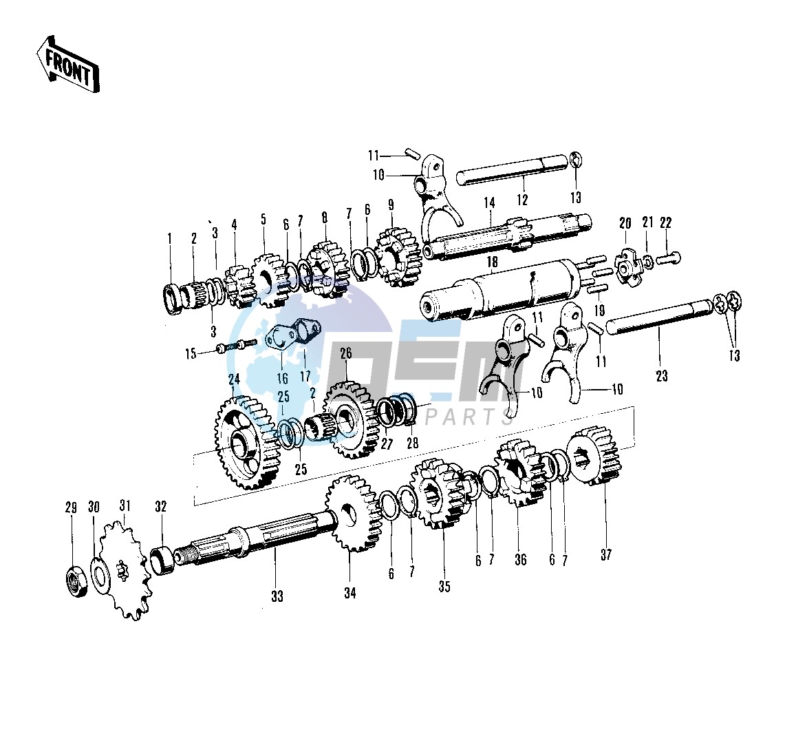 TRANSMISSION_CHANGE DRUM -- 71 F81M- -