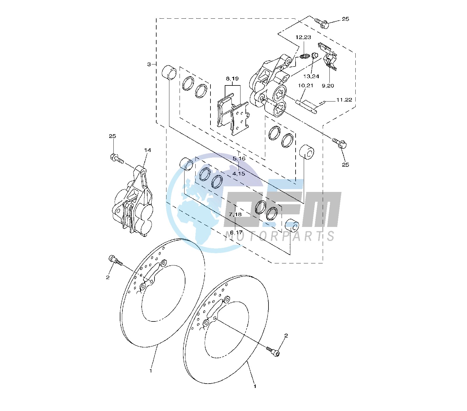 FRONT BRAKE CALIPER