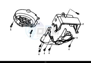 FIDDLE II 50 (25 KM/H) (AF05W4-NL) (E4) (L8-M0) drawing SHROUD ASSY