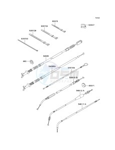 KVF 360 A [PRAIRIE 360 4X4] (A6F-A9F) A6F drawing CABLES