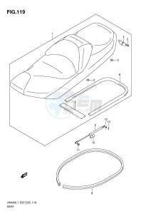 AN400 (E03) Burgman drawing SEAT (AN400L1 E33)