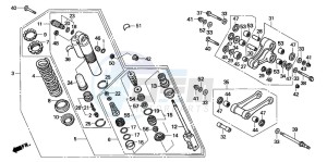 CR125R drawing REAR CUSHION