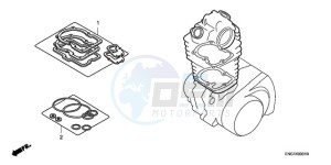 CBR125RW9 UK - (E / WH) drawing GASKET KIT A