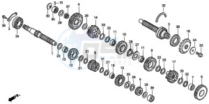 CBF600N drawing TRANSMISSION