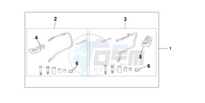 CBF1000S drawing PANNIER STAY