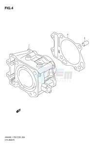 AN400 (E03) Burgman drawing CYLINDER