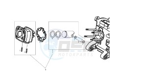 GP1 OPEN - 50 CC VTHPR1B1A EU2 drawing CYLINDER - PISTON