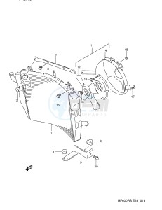 RF600R (E28) drawing RADIATOR